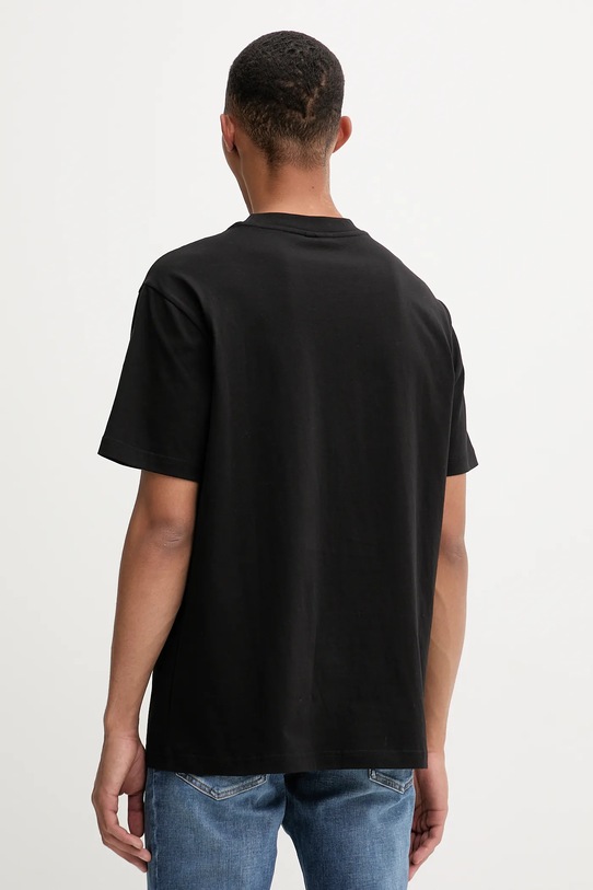 Ρούχα Βαμβακερό μπλουζάκι Karl Lagerfeld Jeans A4M17021 μαύρο