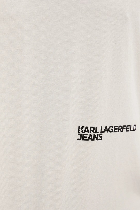 Karl Lagerfeld Jeans t-shirt bawełniany A4M17024 beżowy