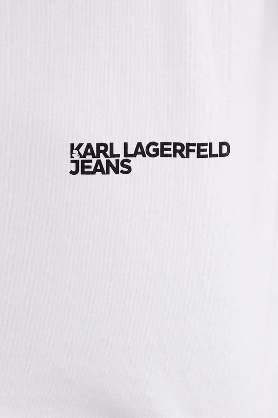 Karl Lagerfeld Jeans t-shirt bawełniany A4M17027 biały
