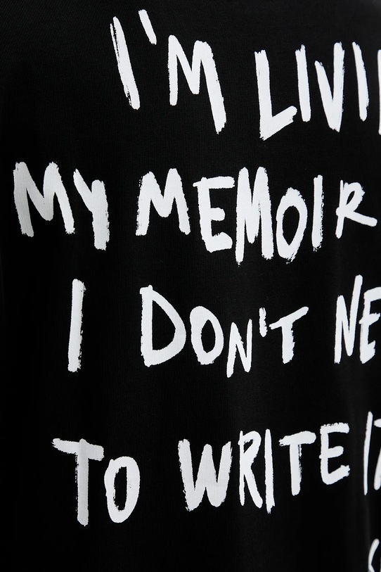 Бавовняна футболка Karl Lagerfeld Jeans чорний A4M17027