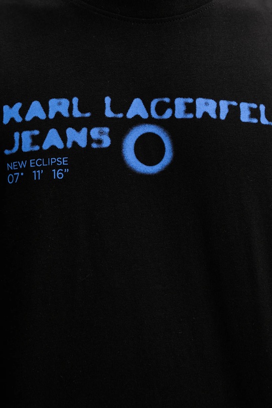 Karl Lagerfeld Jeans t-shirt A4M17022 czarny