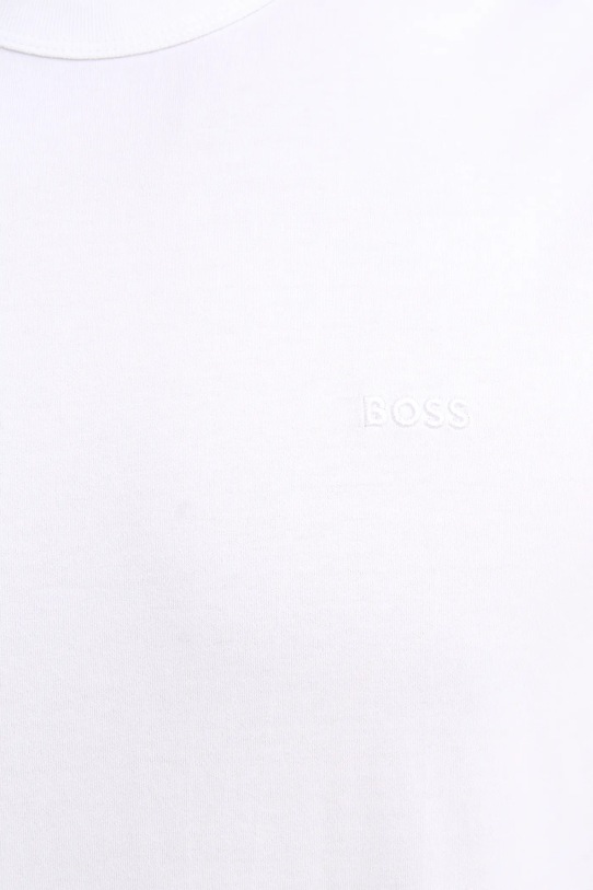 Хлопковая футболка BOSS 50546404 белый