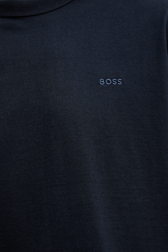 Хлопковая футболка BOSS 50546404 тёмно-синий