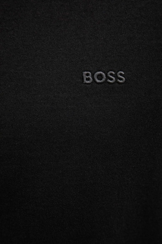 BOSS pamut póló 50546404 fekete