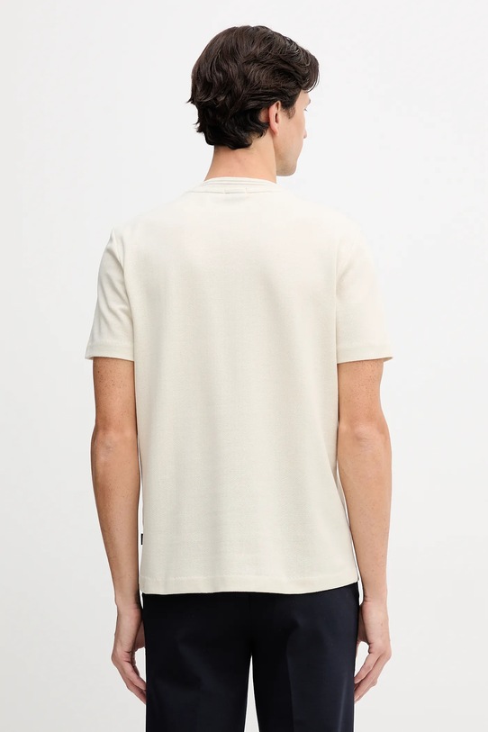 Одежда Хлопковая футболка BOSS 50549601 бежевый