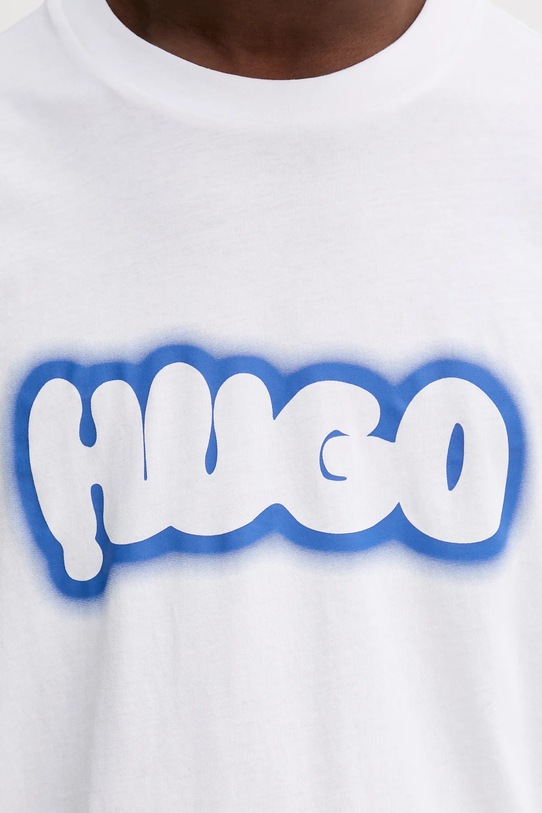 Бавовняна футболка Hugo Blue 50549155 білий