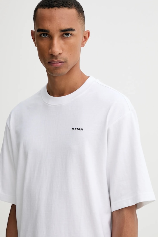 G-Star tricou din bumbac alb D26817.D593