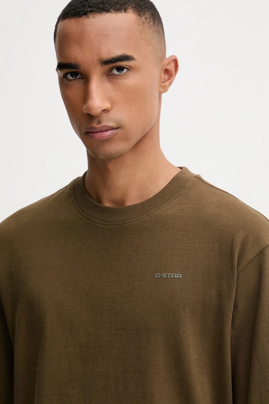 G-Star tricou din bumbac maro D26817.D593