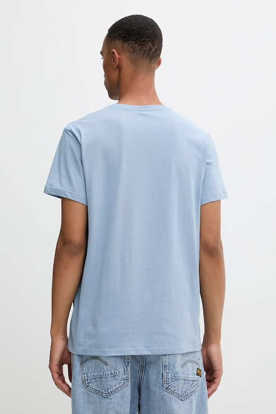 Odzież G-Star t-shirt bawełniany D16411.336.5304 niebieski