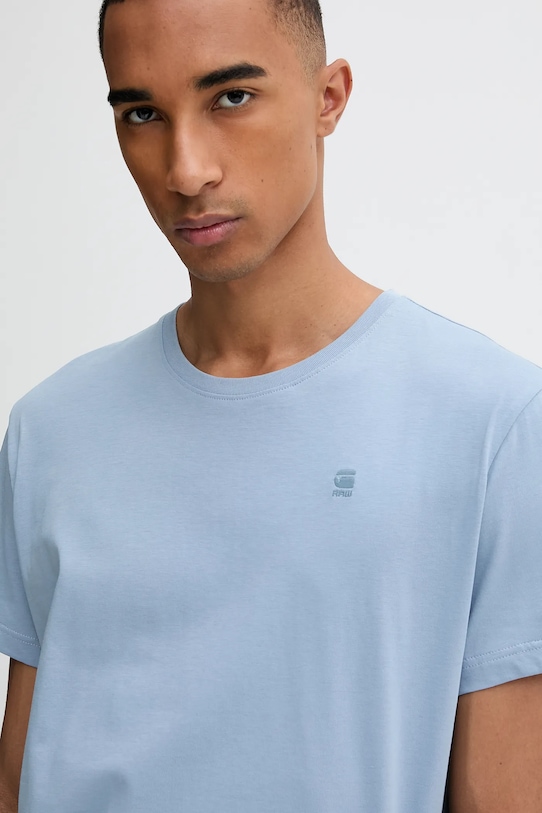 G-Star t-shirt bawełniany niebieski D16411.336.5304