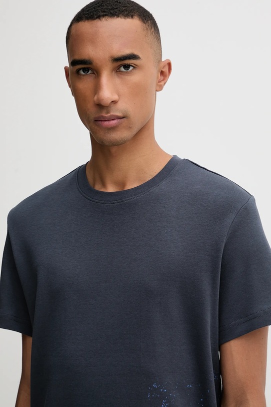 G-Star t-shirt bawełniany niebieski D26819.D976