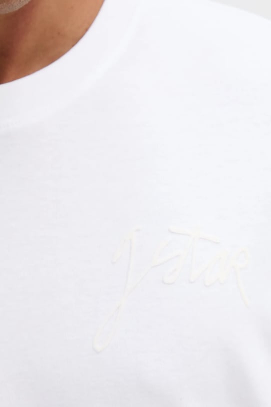 G-Star t-shirt bawełniany D26823.D976 biały