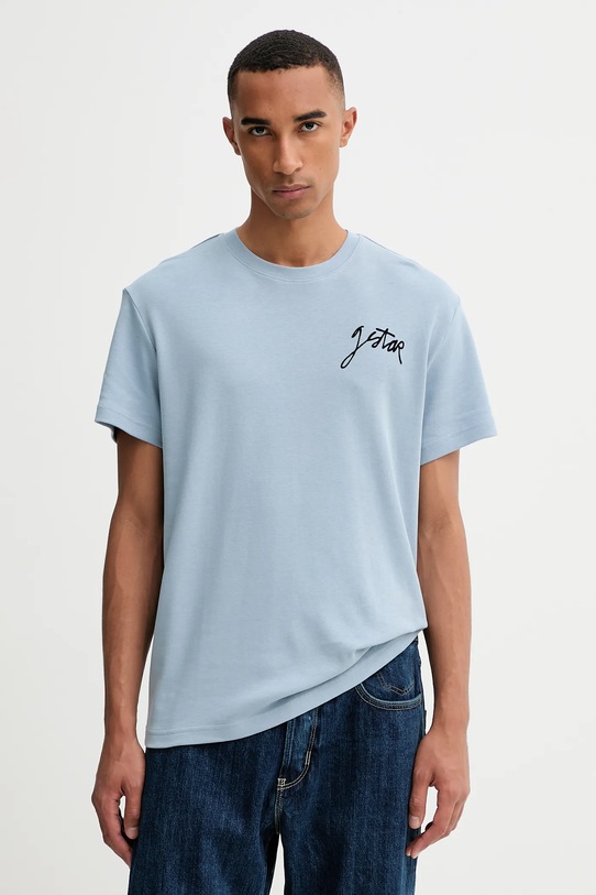 G-Star t-shirt bawełniany bawełna niebieski D26823.D976