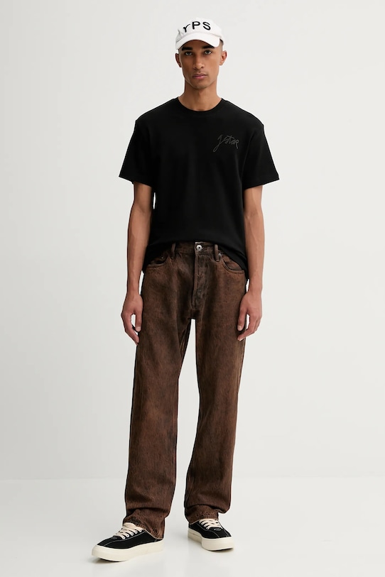 G-Star t-shirt bawełniany D26823.D976 czarny AW25