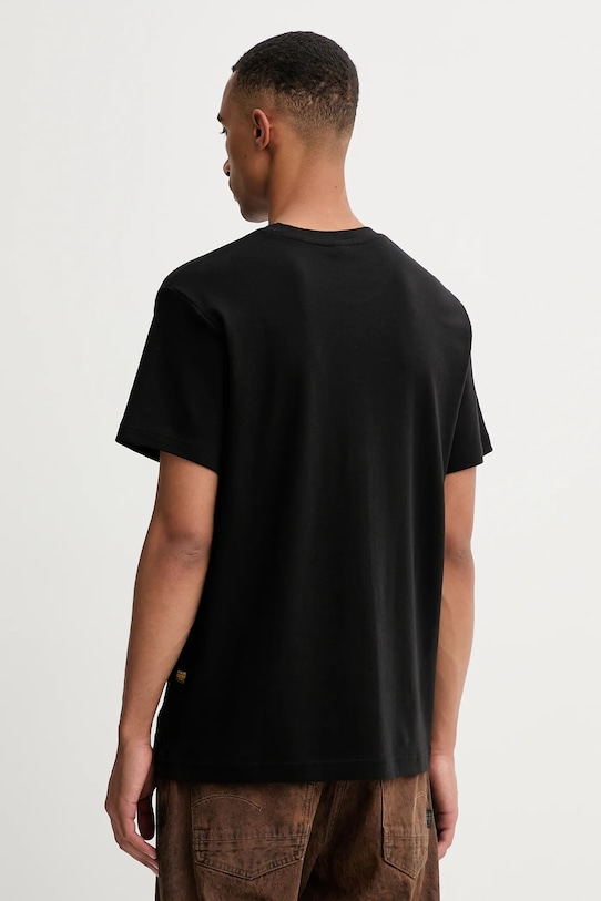 Odzież G-Star t-shirt bawełniany D26823.D976 czarny