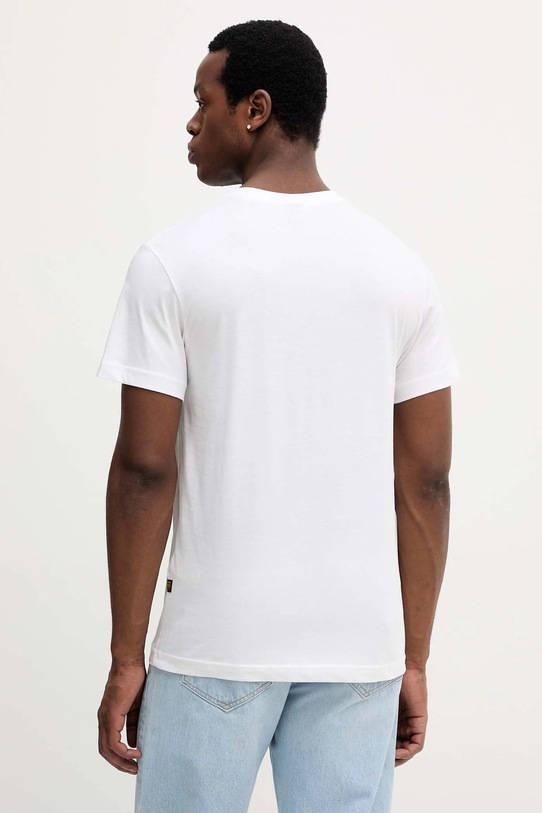 Odzież G-Star t-shirt bawełniany D26832.D975 biały