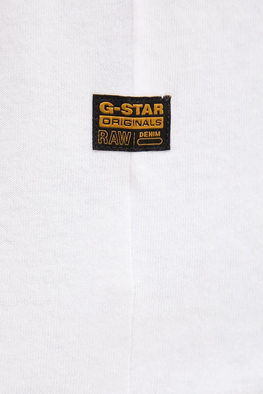 G-Star t-shirt bawełniany D26833.D101 biały