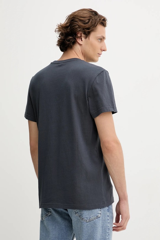 Odzież G-Star t-shirt bawełniany D26833.D101 granatowy