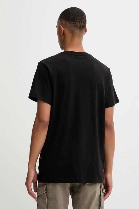 Odzież G-Star t-shirt bawełniany D26840.C336 czarny