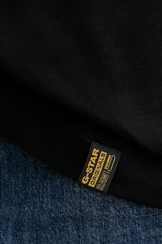 G-Star t-shirt bawełniany 0 D27769.D709 czarny