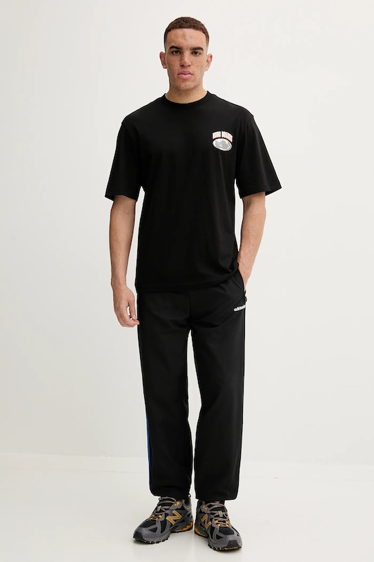 Hugo Blue t-shirt bawełniany 50549152 czarny AW25