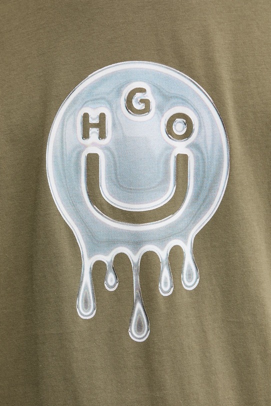 Hugo Blue pamut póló 50549162 zöld
