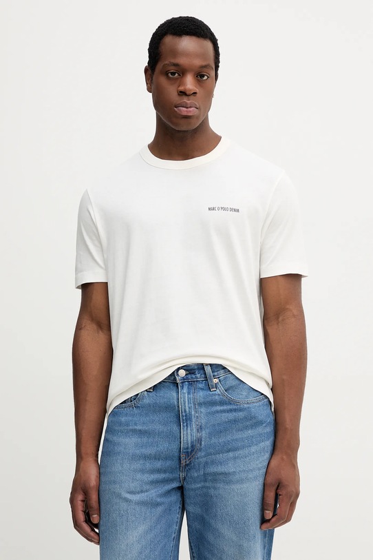 Odzież Marc O'Polo t-shirt bawełniany 5000007146 beżowy