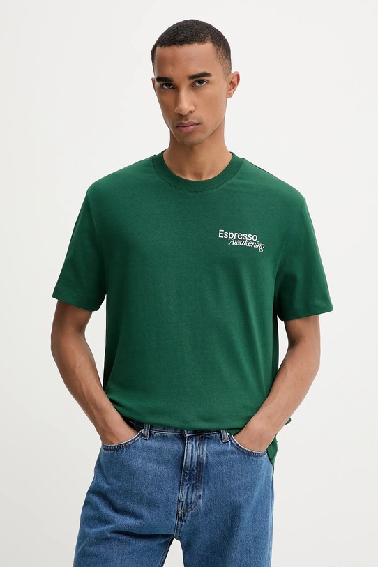 Îmbrăcăminte Marc O'Polo tricou din bumbac 5000007619 verde