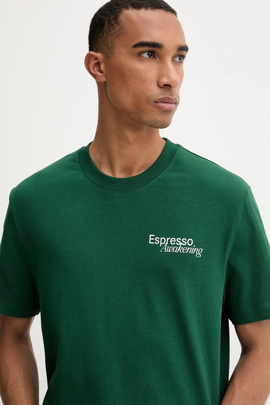 Marc O'Polo tricou din bumbac verde 5000007619