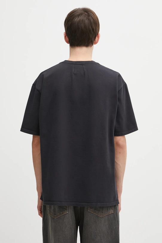 Odzież RHUDE t-shirt bawełniany Dinero RHFW25TT01012 czarny