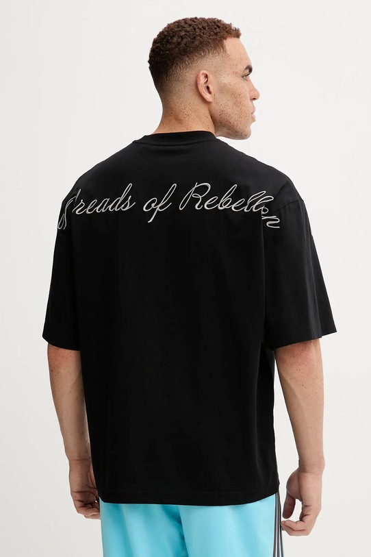 Odzież HUGO t-shirt bawełniany 50546007 czarny