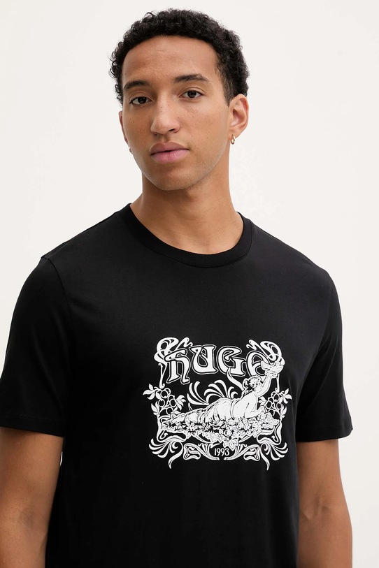 HUGO tricou din bumbac negru 50548565