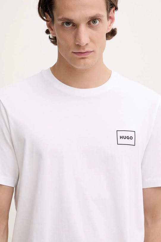 Bavlněné tričko HUGO 2-pack 50548566 bílá