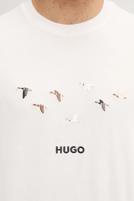 HUGO tricou din bumbac 50549154 alb