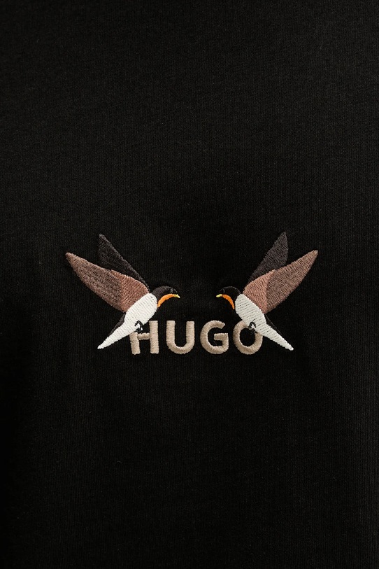 HUGO t-shirt bawełniany 50549154 czarny