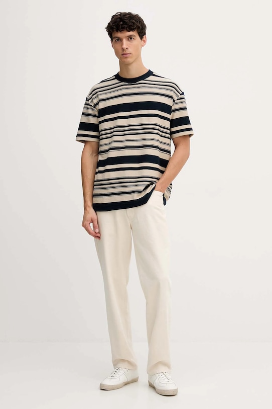 Marc O'Polo t-shirt bawełniany 528307551200 granatowy AW25