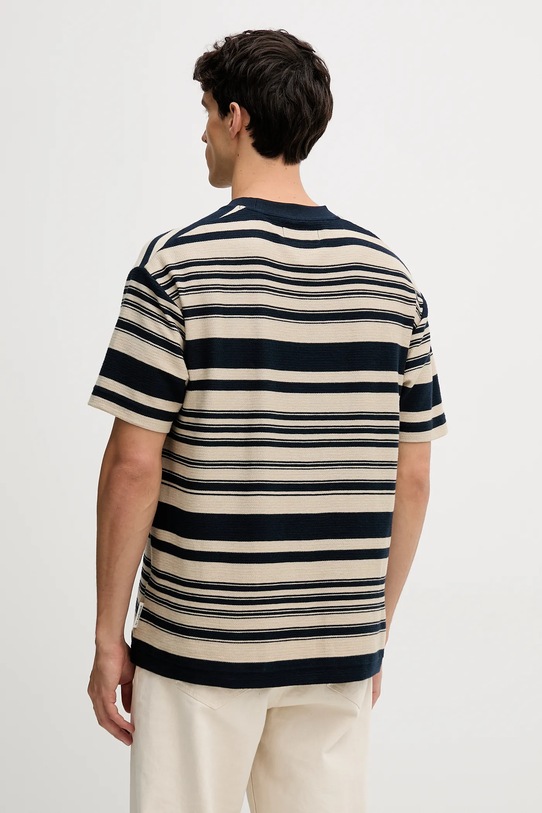 Odzież Marc O'Polo t-shirt bawełniany 528307551200 granatowy