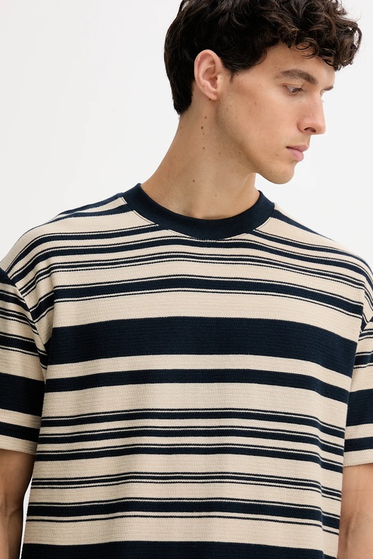 Marc O'Polo t-shirt bawełniany granatowy 528307551200
