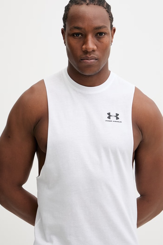 Under Armour t-shirt treningowy biały 1329286