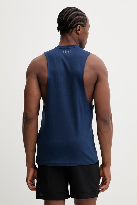 Odzież Under Armour t-shirt treningowy 1329286 granatowy