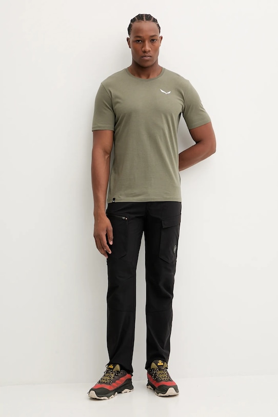 Salewa sportos póló Eagle Vocab 00.0000029198 zöld AW25