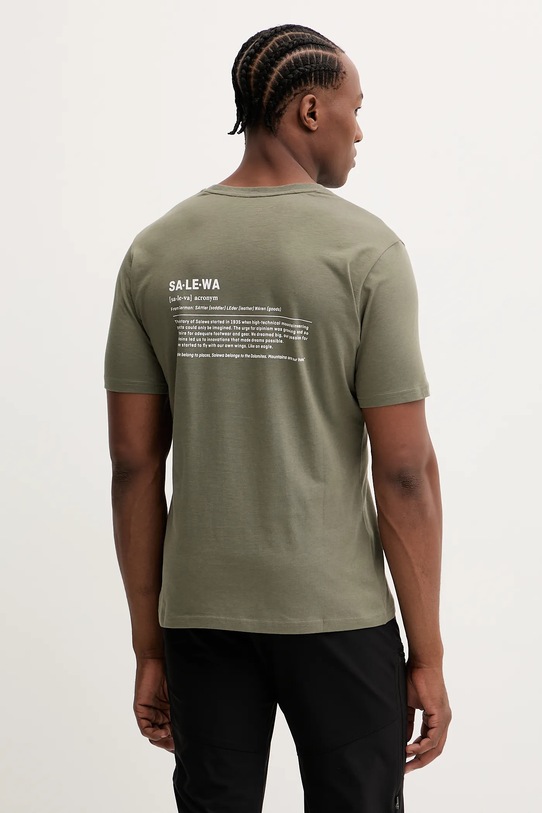 Odzież Salewa t-shirt sportowy Eagle Vocab 00.0000029198 zielony