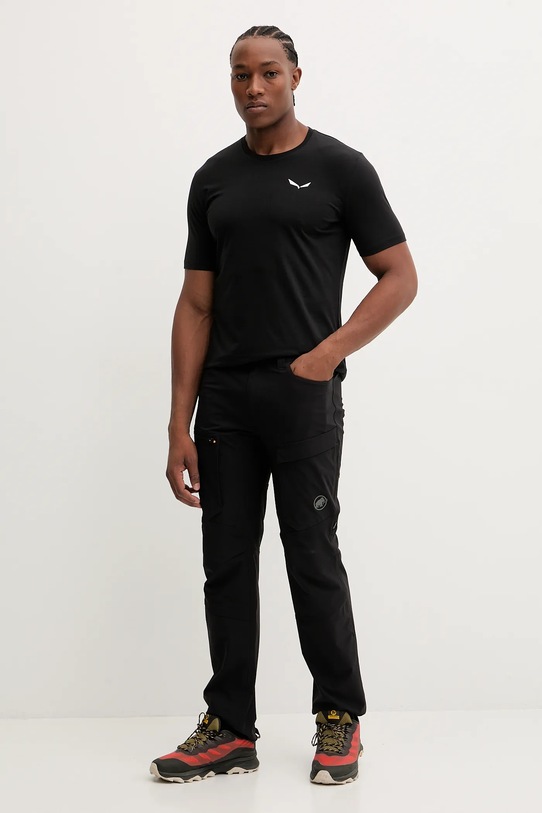 Salewa t-shirt sportowy Eagle Vocab 00.0000029198 czarny AW25