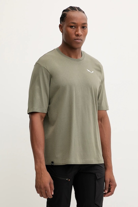 Salewa t-shirt sportowy Eagle Glacier Loose pozostałe zielony 00.0000029200