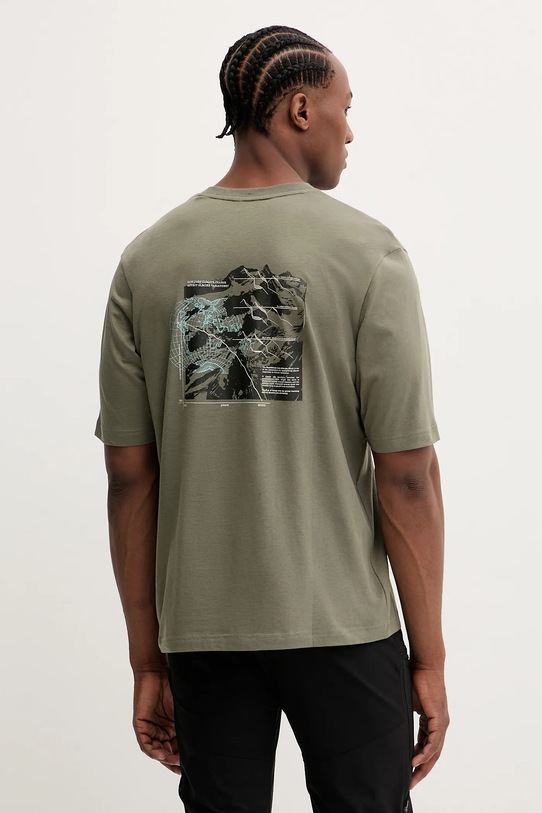 Odzież Salewa t-shirt sportowy Eagle Glacier Loose 00.0000029200 zielony