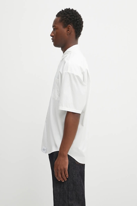 Βαμβακερό πουκάμισο NEIGHBORHOOD over shirt ss 251BENH.SHM02 λευκό AW25