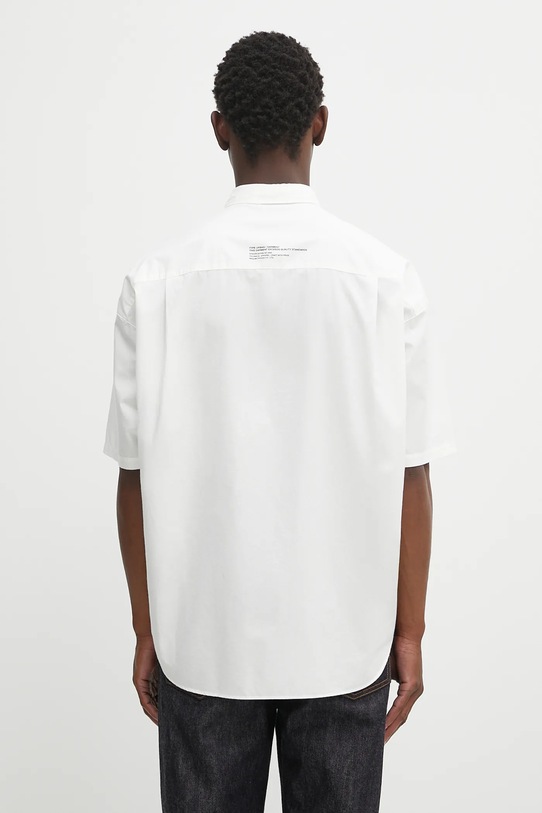 Ρούχα Βαμβακερό πουκάμισο NEIGHBORHOOD over shirt ss 251BENH.SHM02 λευκό