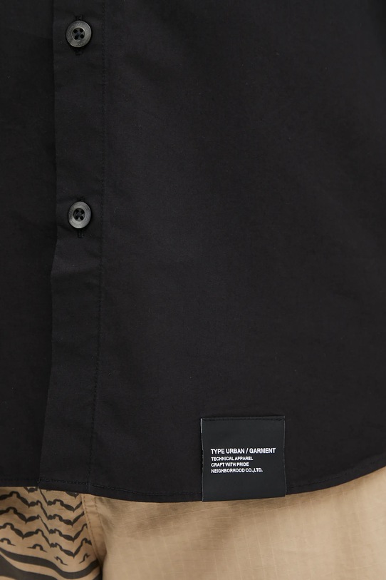 NEIGHBORHOOD cotton shirt over shirt ss black 251BENH.SHM02
