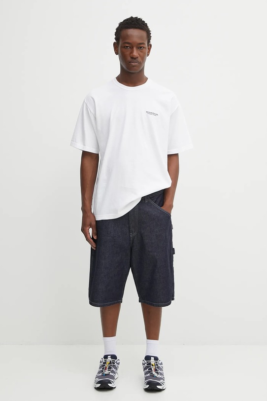 NEIGHBORHOOD t-shirt in cotone nh . tee ss-9 251PCNH.ST09 bianco