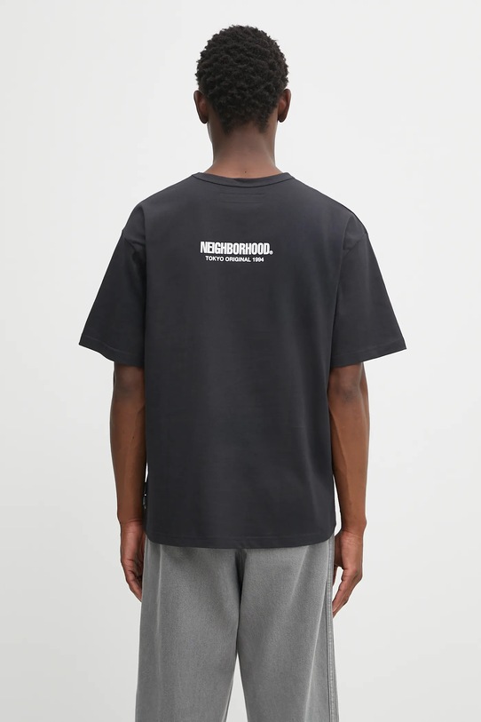 Clothing NEIGHBORHOOD t-shirt sheltech crewneck-p ss 251BWNH.CSM01 black